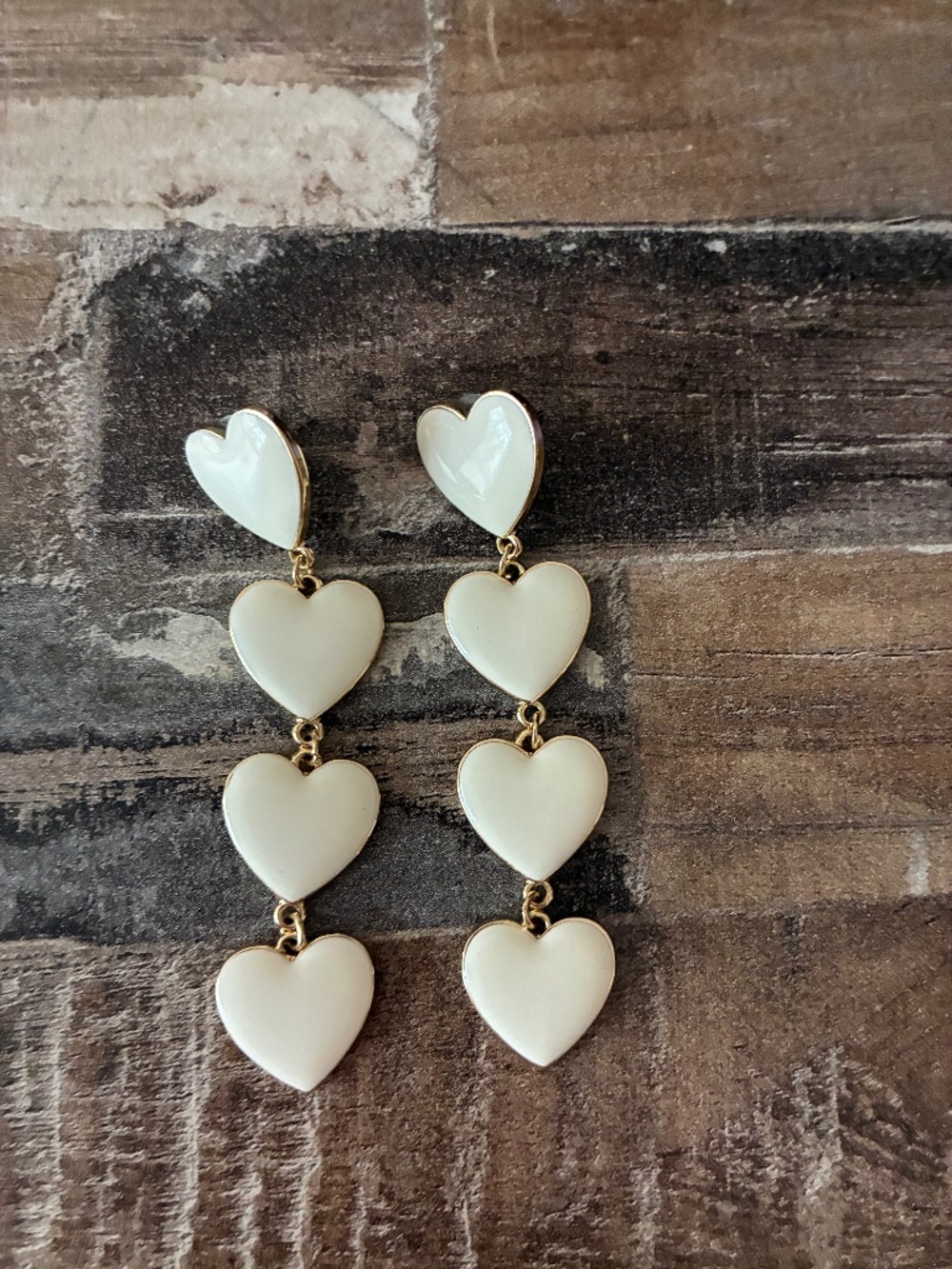 Sugarfix dangle heart earrings
